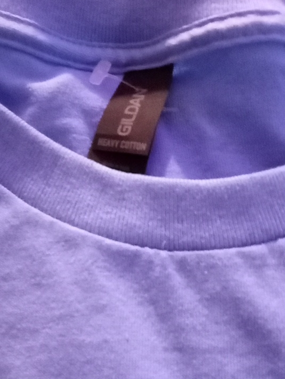 Gildan Lavender Heavy Cotton Crewneck T-Shirt